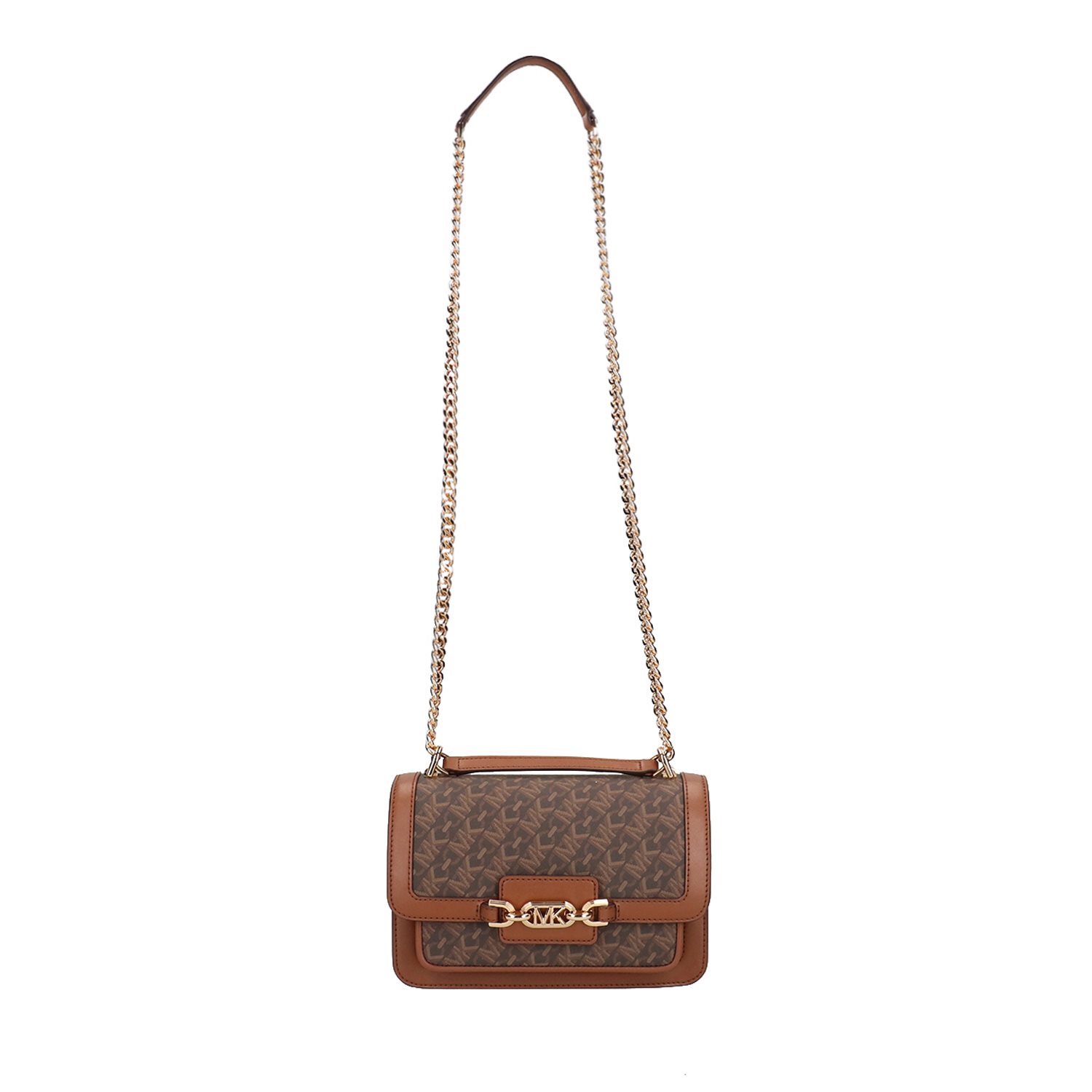 Michael Kors Heather LG Shldr brn/luggage
