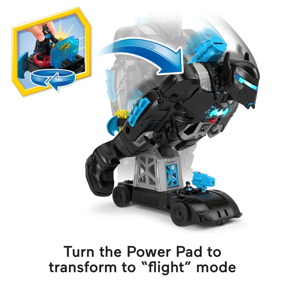 Imaginext DC Super Friends Bat-Tech BatBot und Batman Figur