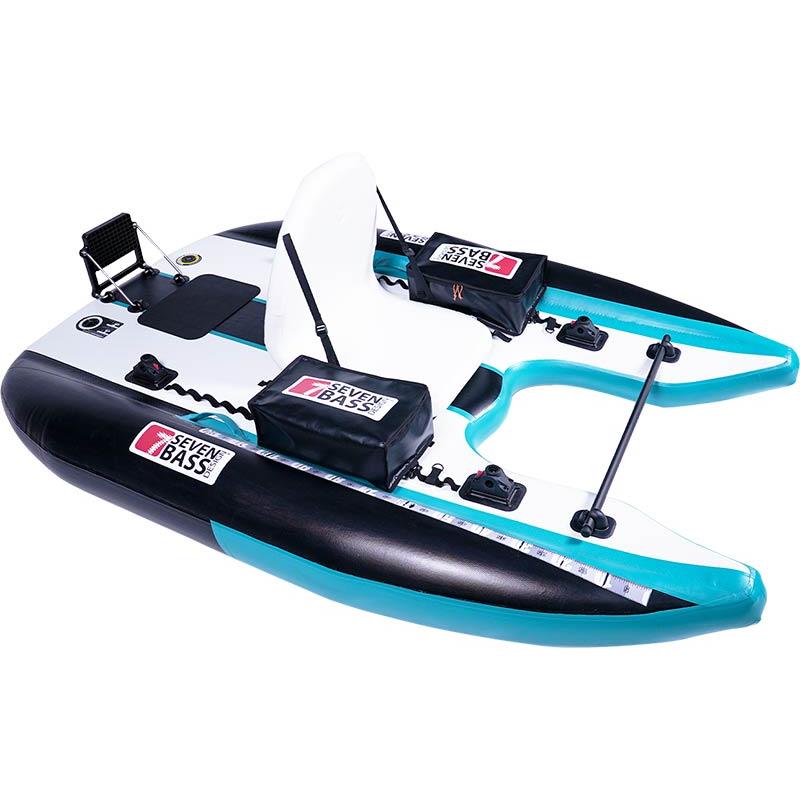 Float Tube Seven Bass Flatform Xl Seafoam-Black