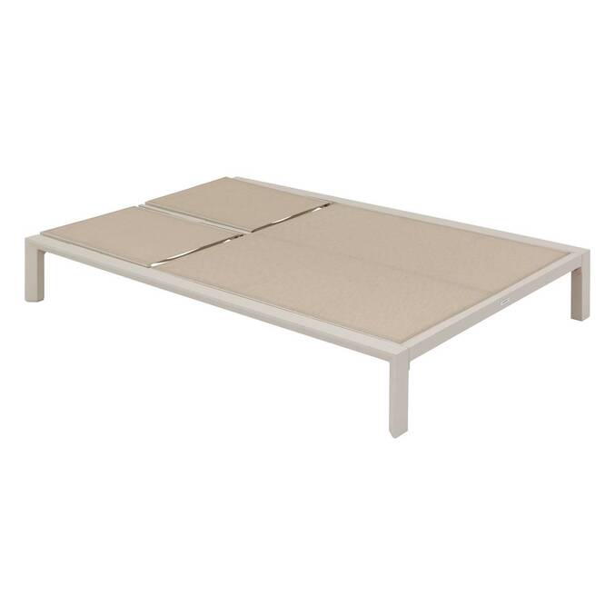 Lit de piscine double ÉVASION Argile & Beige