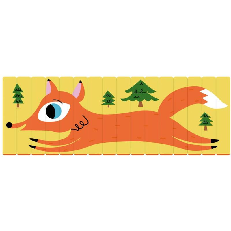 Puzzles Sticks, Animaux de la forêt - Multicolore