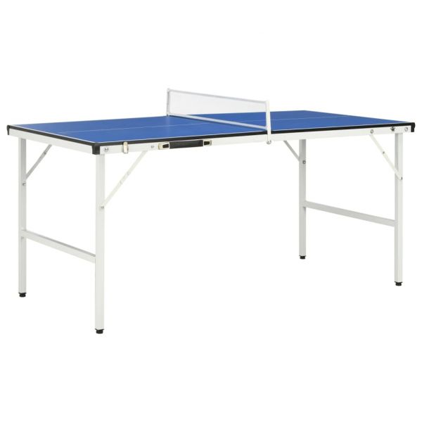 Mesa de pingue-pongue com rede 152x76x66 cm azul - 91946