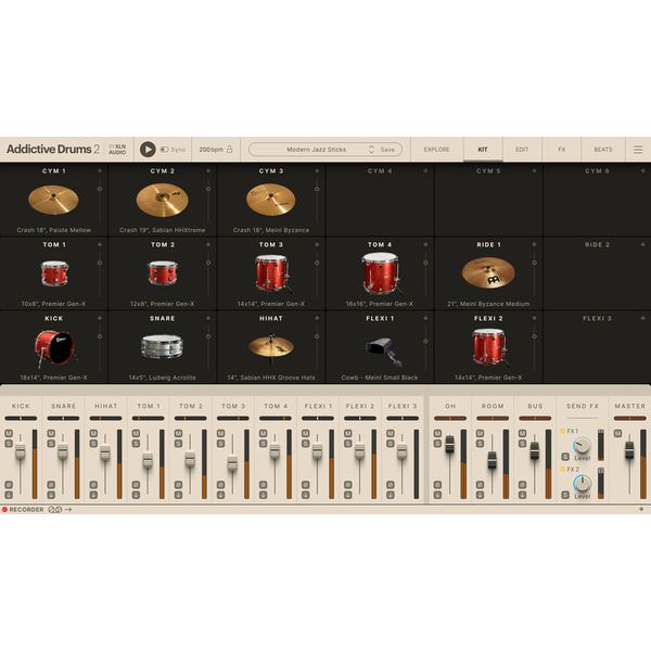 XLN Audio Addictive Drums 2 Jazz Collection
