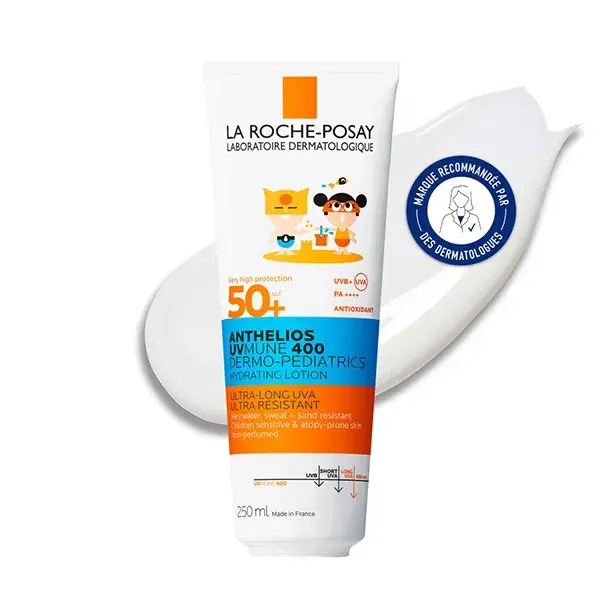Loção Protetora Solar Infantil La Roche-Posay Anthelios para Rosto e Corpo, Sem Fragrância FPS 50+ 250ml