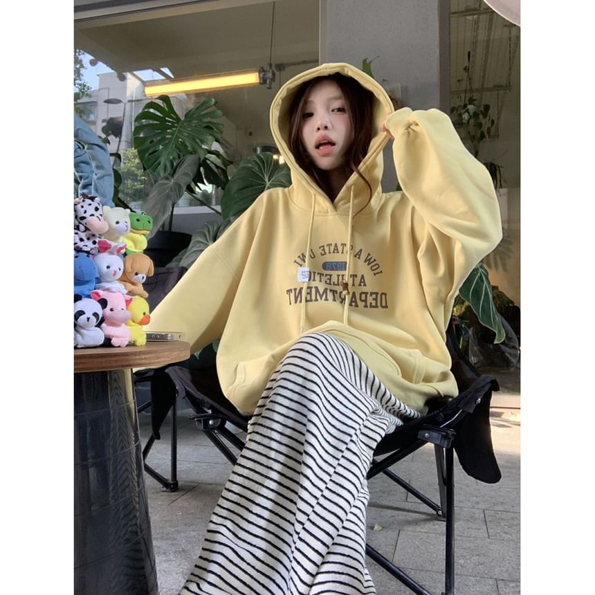 Miss Kekeli - Oversized hoodie met tekstvakdetail