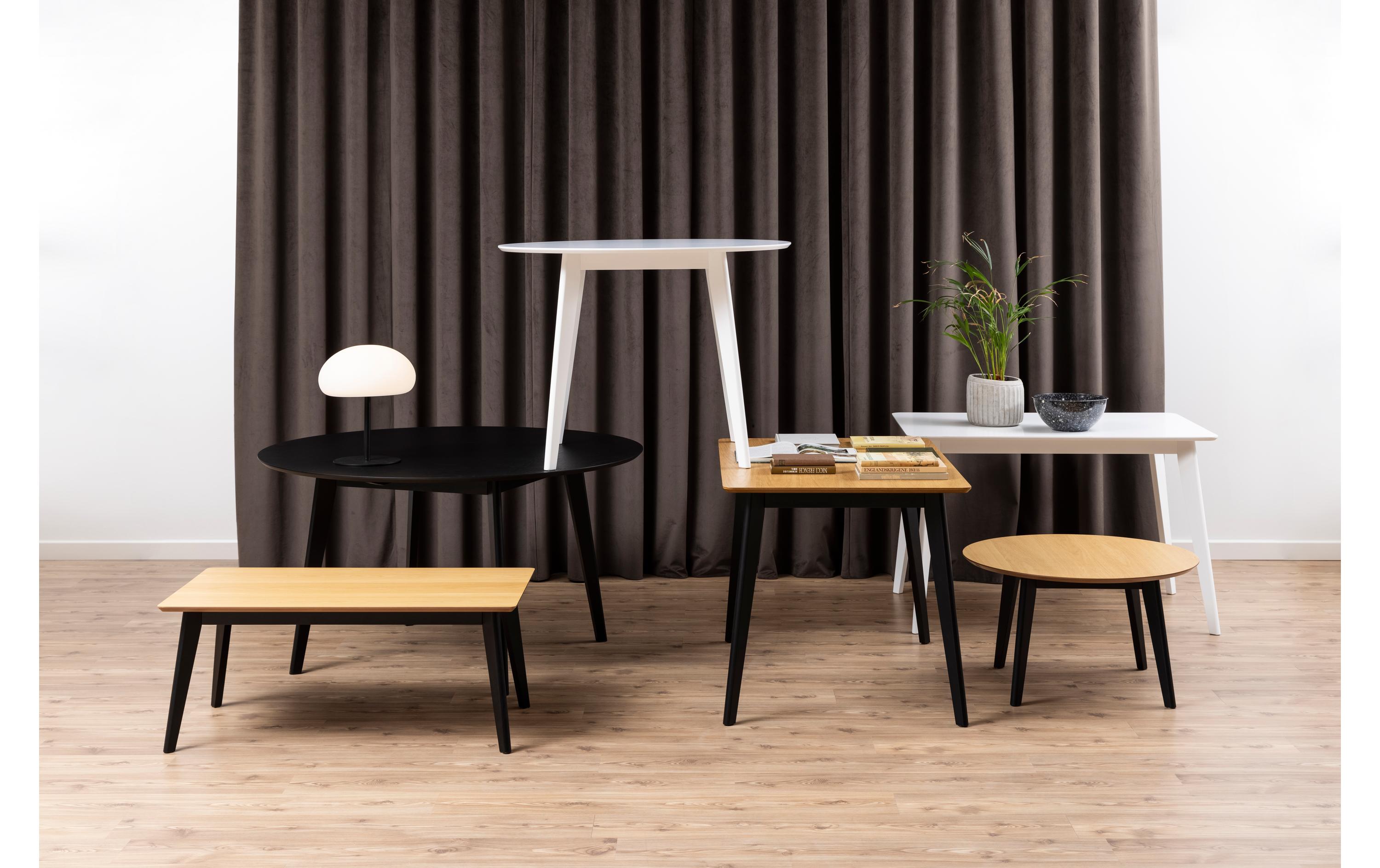 Tisch Roxby Ø 105 x 76 cm, Weiss<br>Esstisch