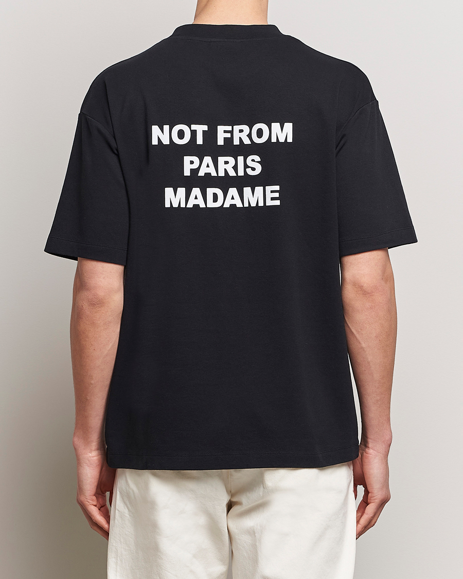 Drôle de Monsieur Slogan T-Shirt Black