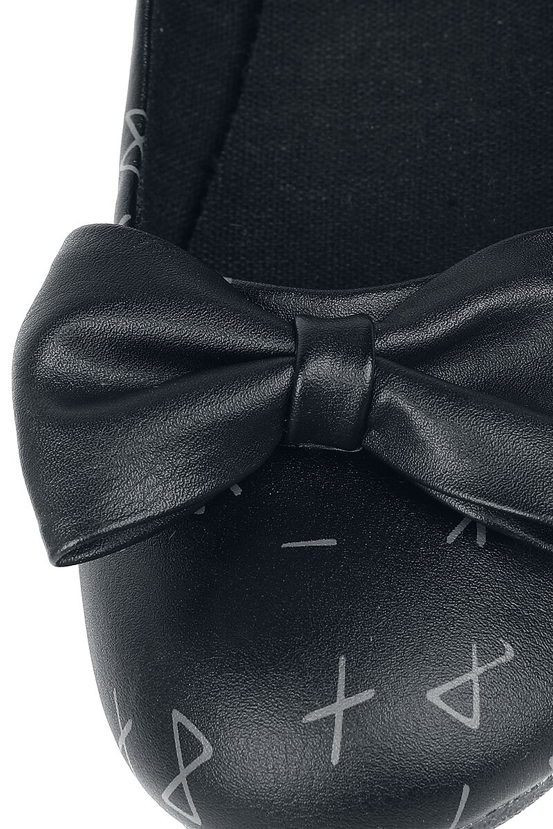 Ballerines avec nœuds & imprimés | Black Premium by EMP Ballerines