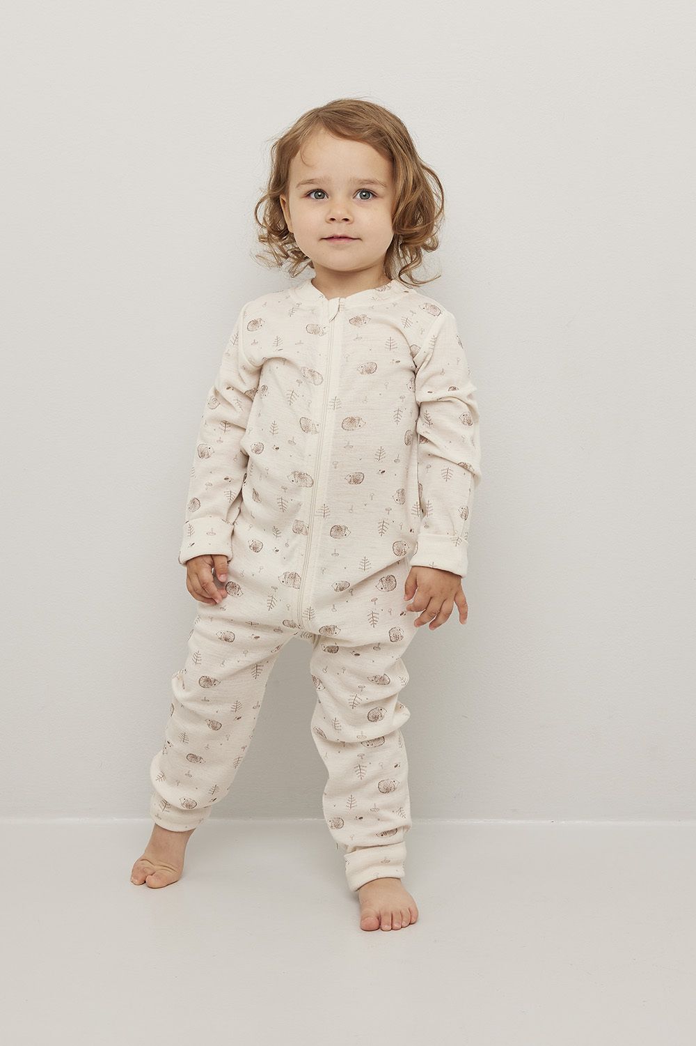 Pyjamas i merinoull Woods
