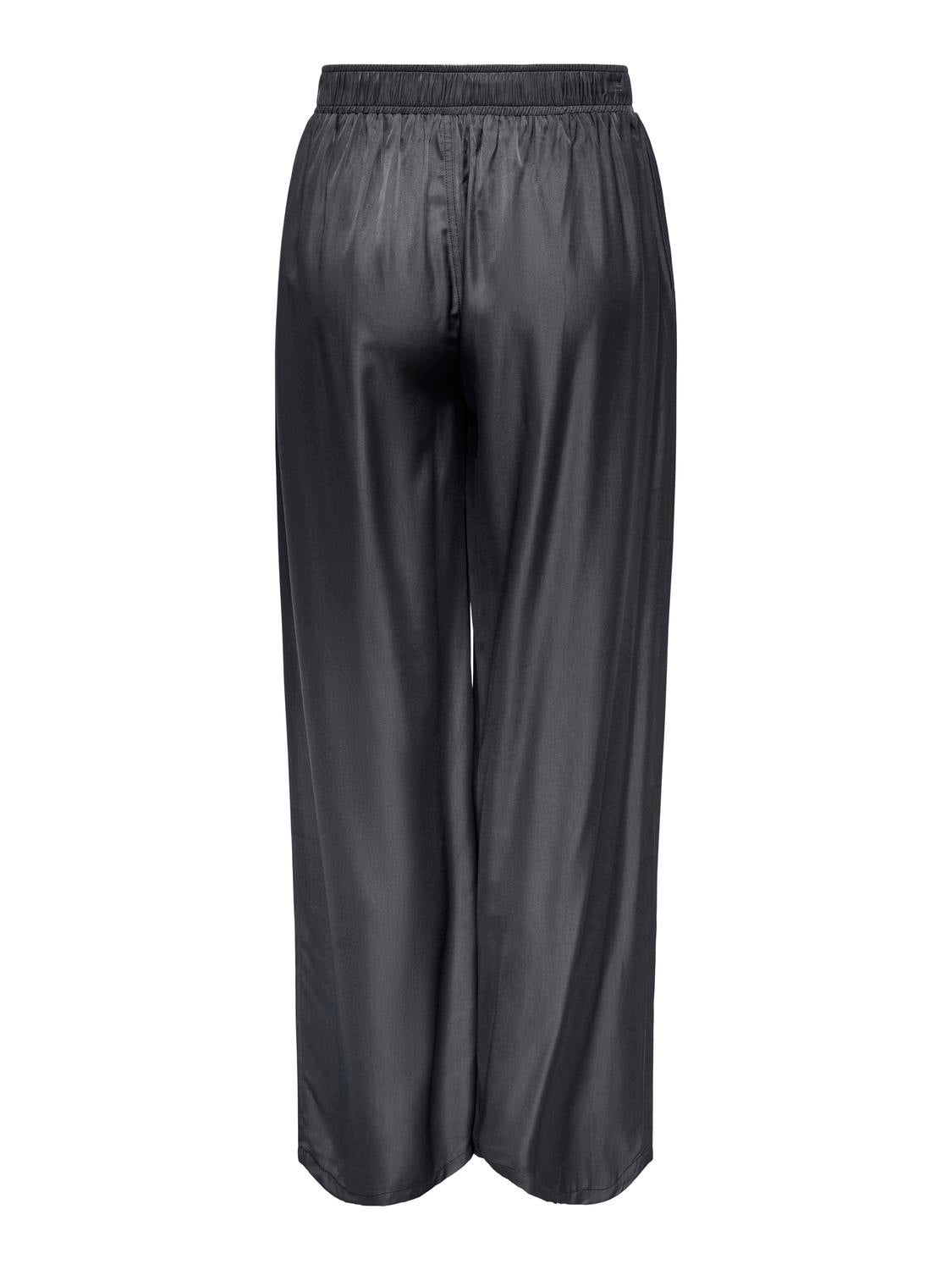 ONLAMALIE Mittlere Taille Weiter Beinschnitt Hose Magnet