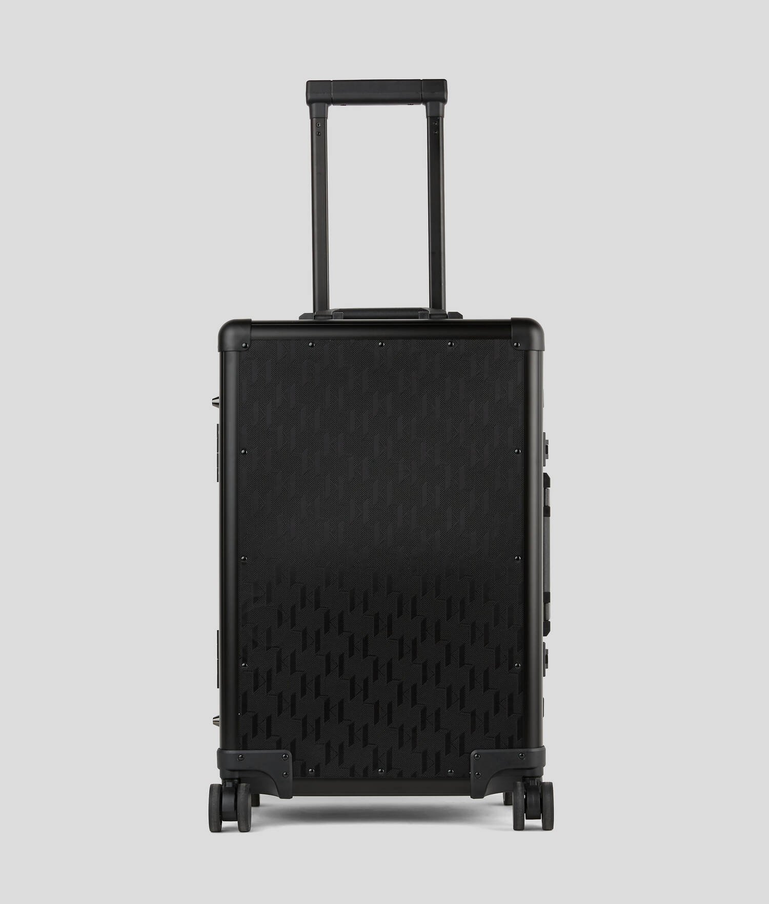VALISE À ROULETTES RIGIDE K/ESSENTIAL MONOGRAM - Motif monogramme all over noir