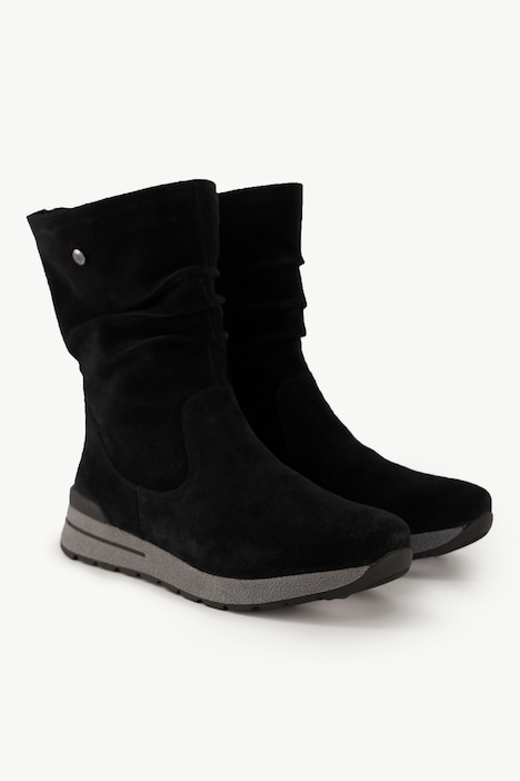 Caprice Leder-Boots, Wildleder, Zipper, Weite H