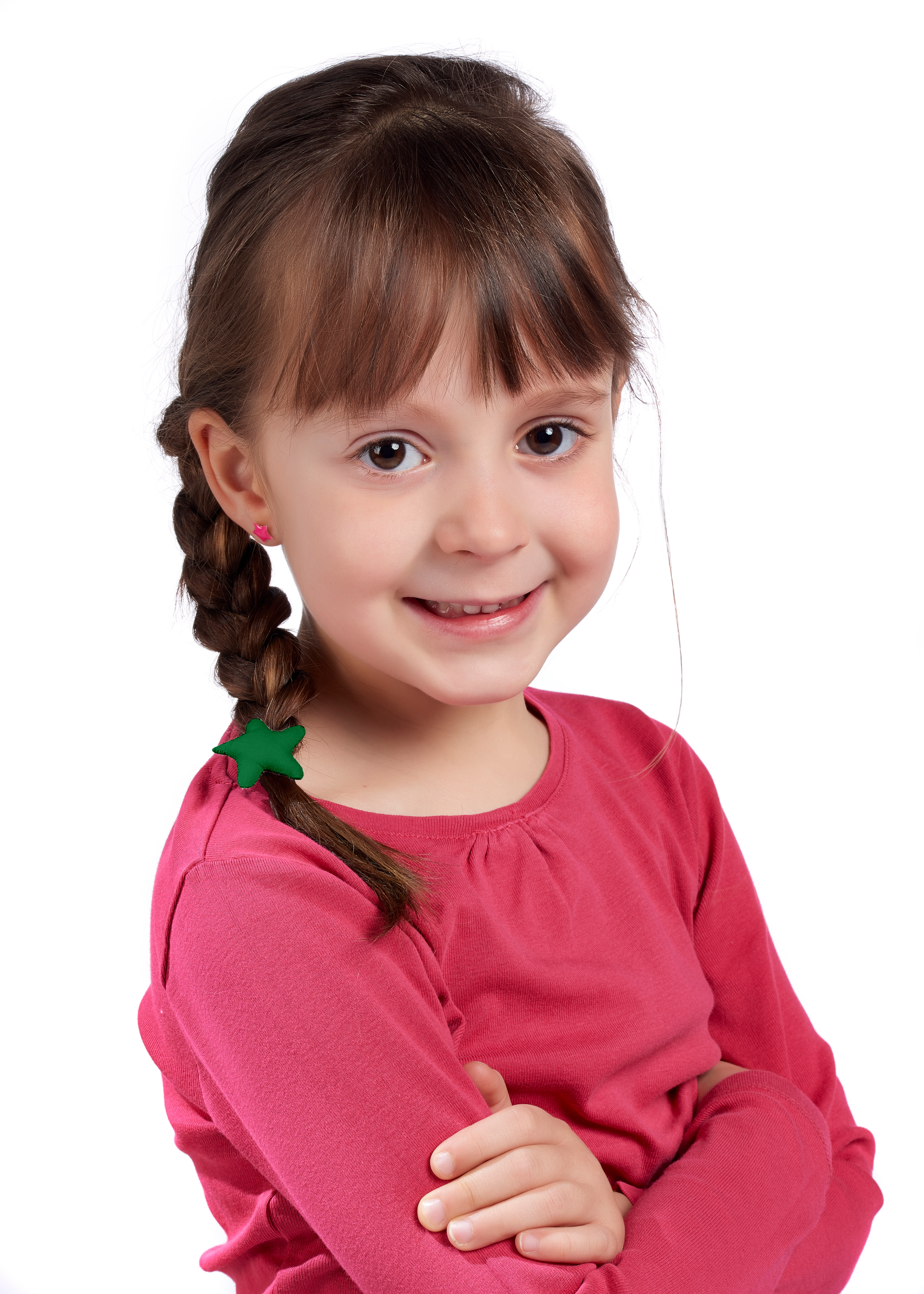 Elastique Cheveux Étoile Vert Vif