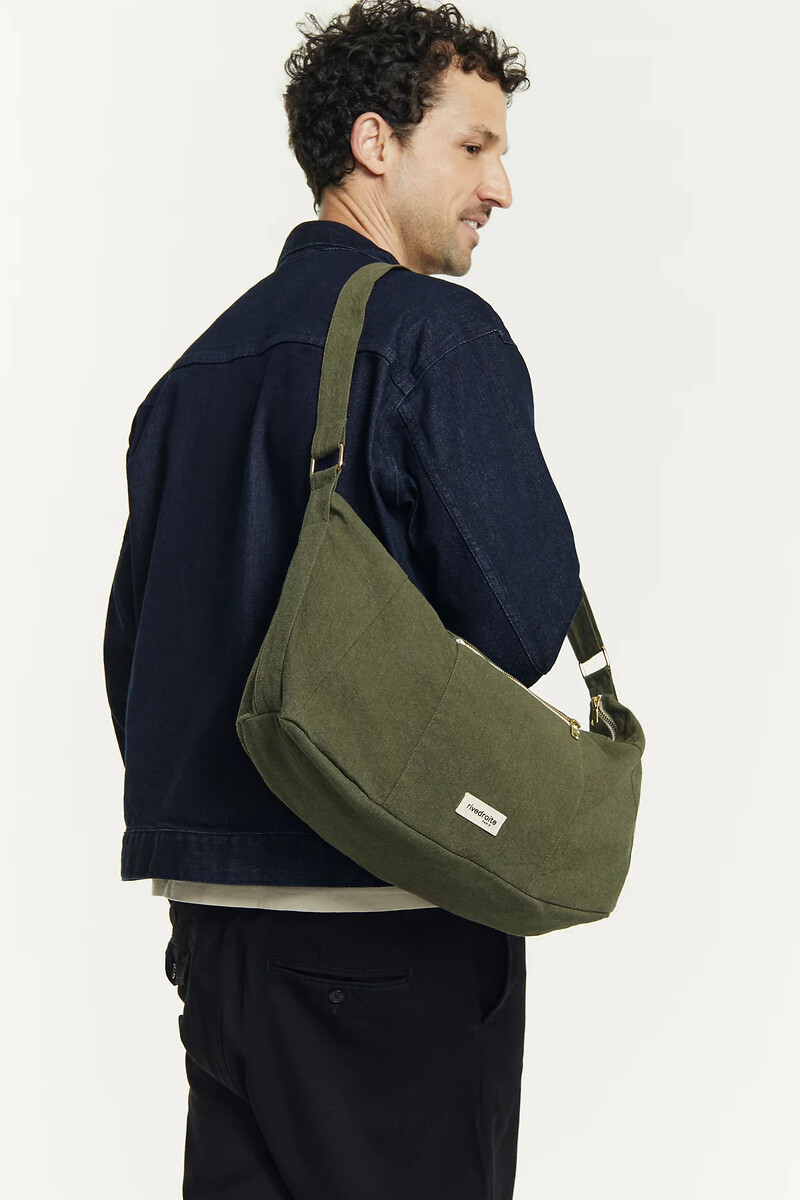 RIVEDROITE<br>Bolsa crossbody de lona Charlot