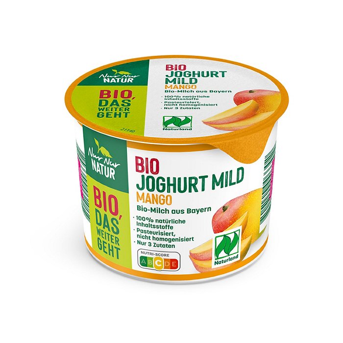 NUR NUR NATUR Bio-Fruchtjoghurt 250 g, Mango
