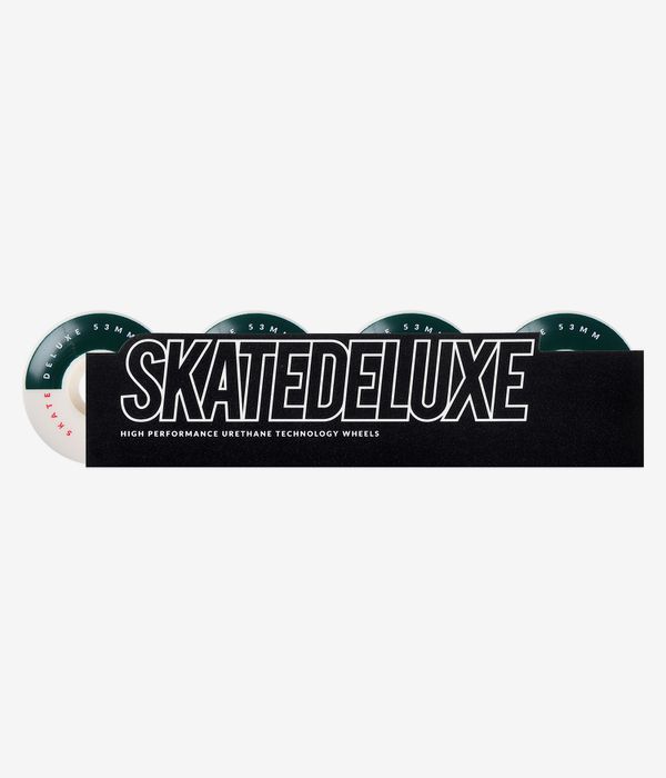 skatedeluxe Athletic Series Rollen (white) 53mm 100A 4er Pack