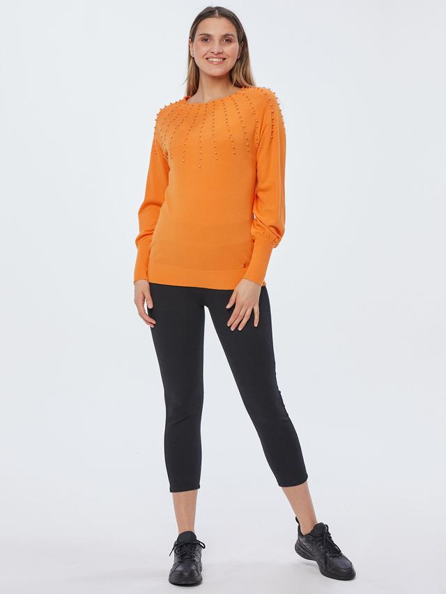 Feinstrickpullover mit Puffärmeln