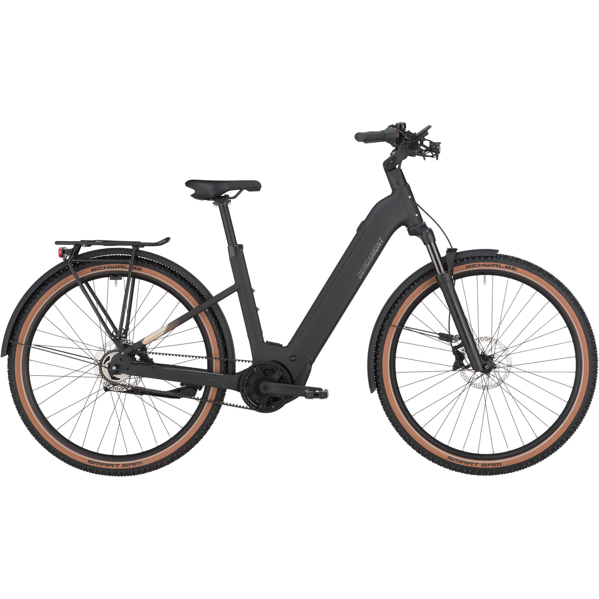 Bergamont E-Horizon SUV 20 Belt Wave E-Trekkingrad black matt