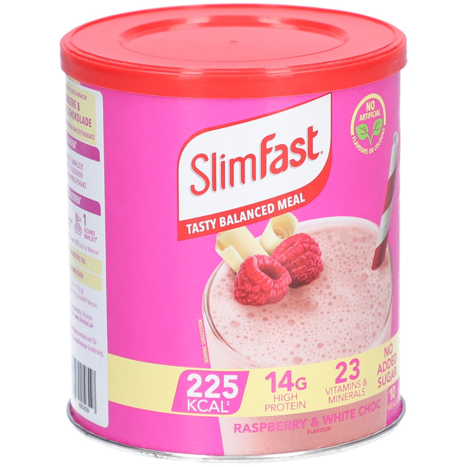 SlimFast Milchshake-Pulver Himbeere & Weiße Schokolade