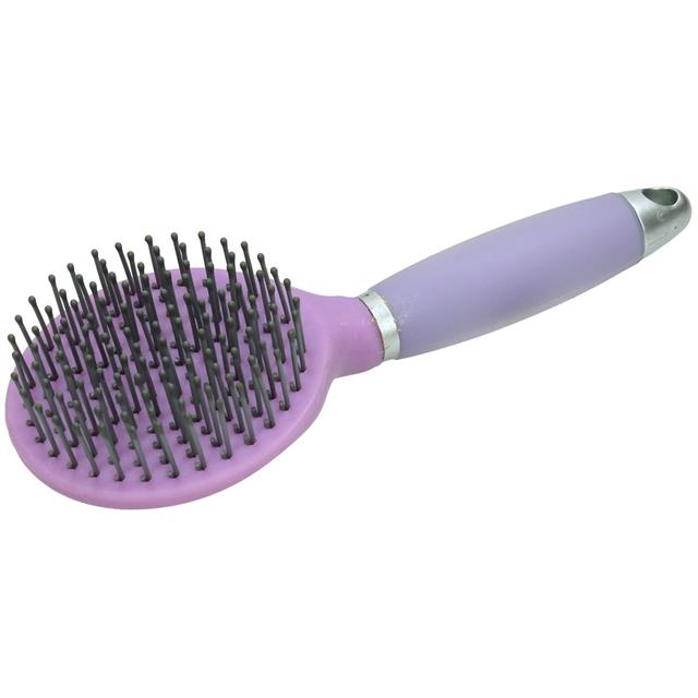 Staart & Manen Borstel Epplejeck Soft Gel Handvat Lichtpaars-paars