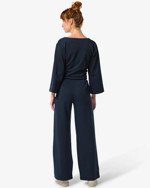 pantalon femme Elly bleu foncé