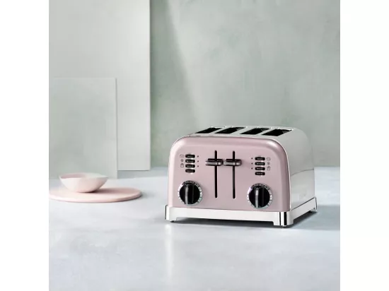 Cuisinart Grille-pain 4 fentes 1800w rose vintage - cpt180pie