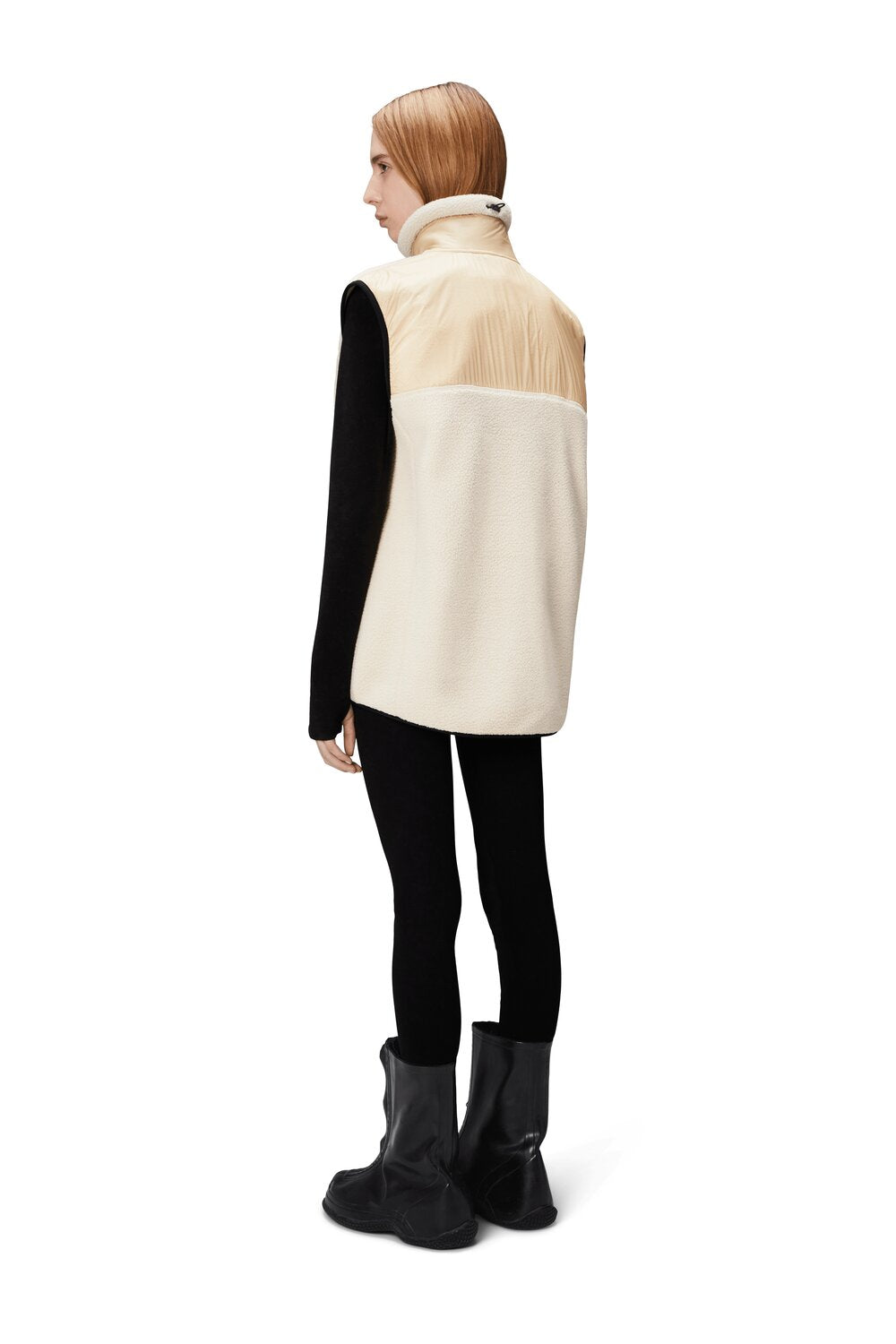 RAINS  Yermo Fleece vest - Dune