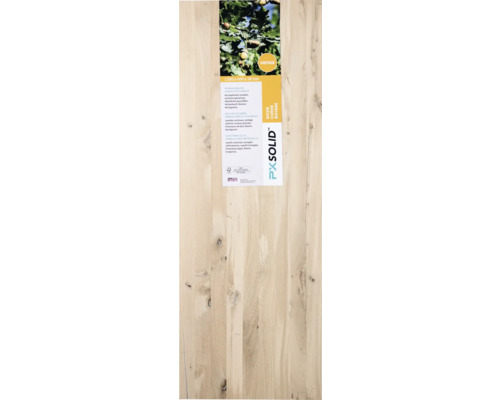 Gelamineerde eikenhouten lamellen in vintage stijl, doorlopend 1200x600x27 mm