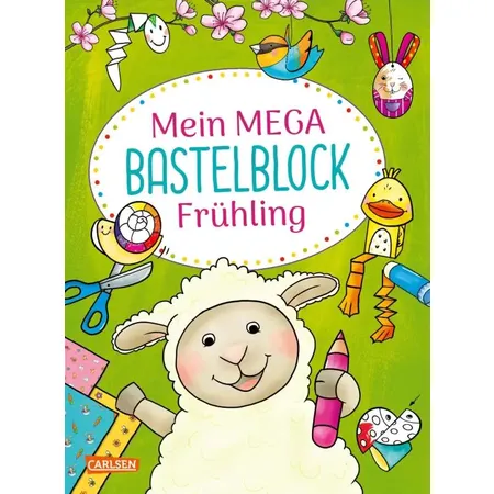 Carlsen Verlag Mein MEGA Bastelblock: Frühling
