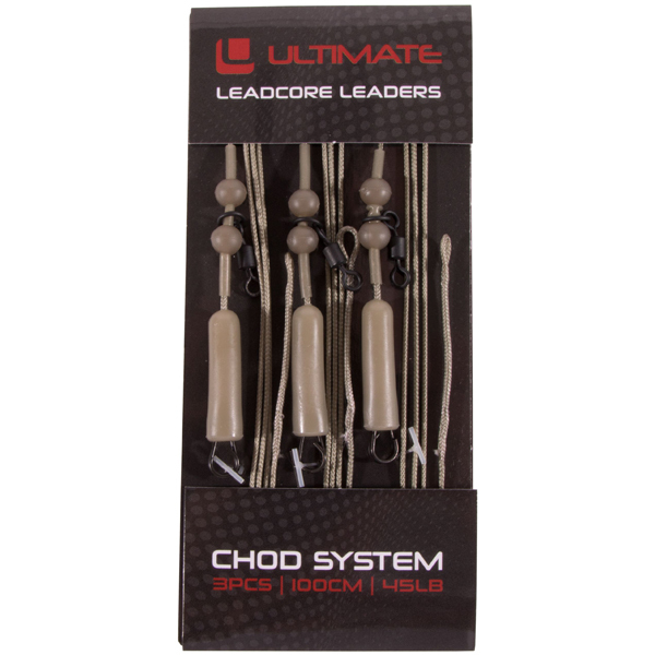 Ultimate Leadcore Leader with Chod System, 3 pièces