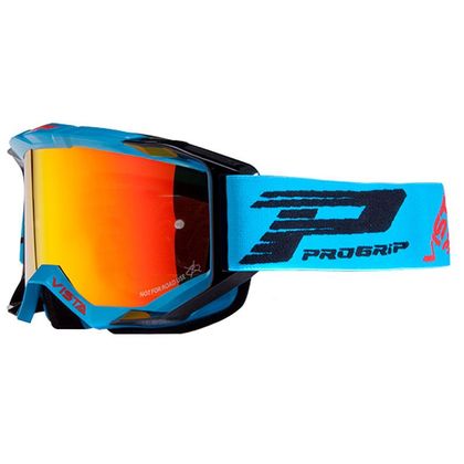 Masque cross Progrip VISTA 3303/18 turquoise/noir 2021 - Noir / Bleu