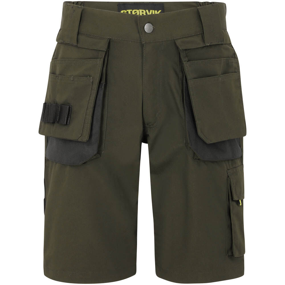 Störvik Job - Werkbermuda - Olijfgroen - XS