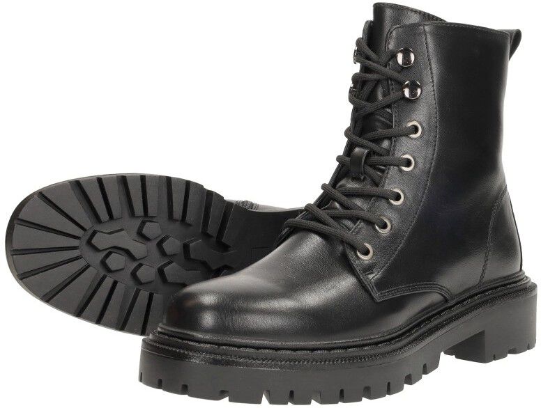Sub55 Veterschoenen Hoog zwart