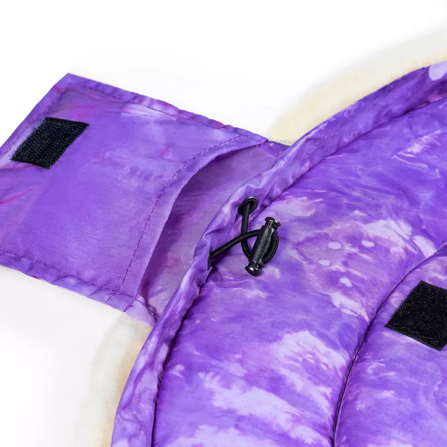 Werner Christ Baby Lammfellfußsack OSLO ICONIC LINE Batik-Violet