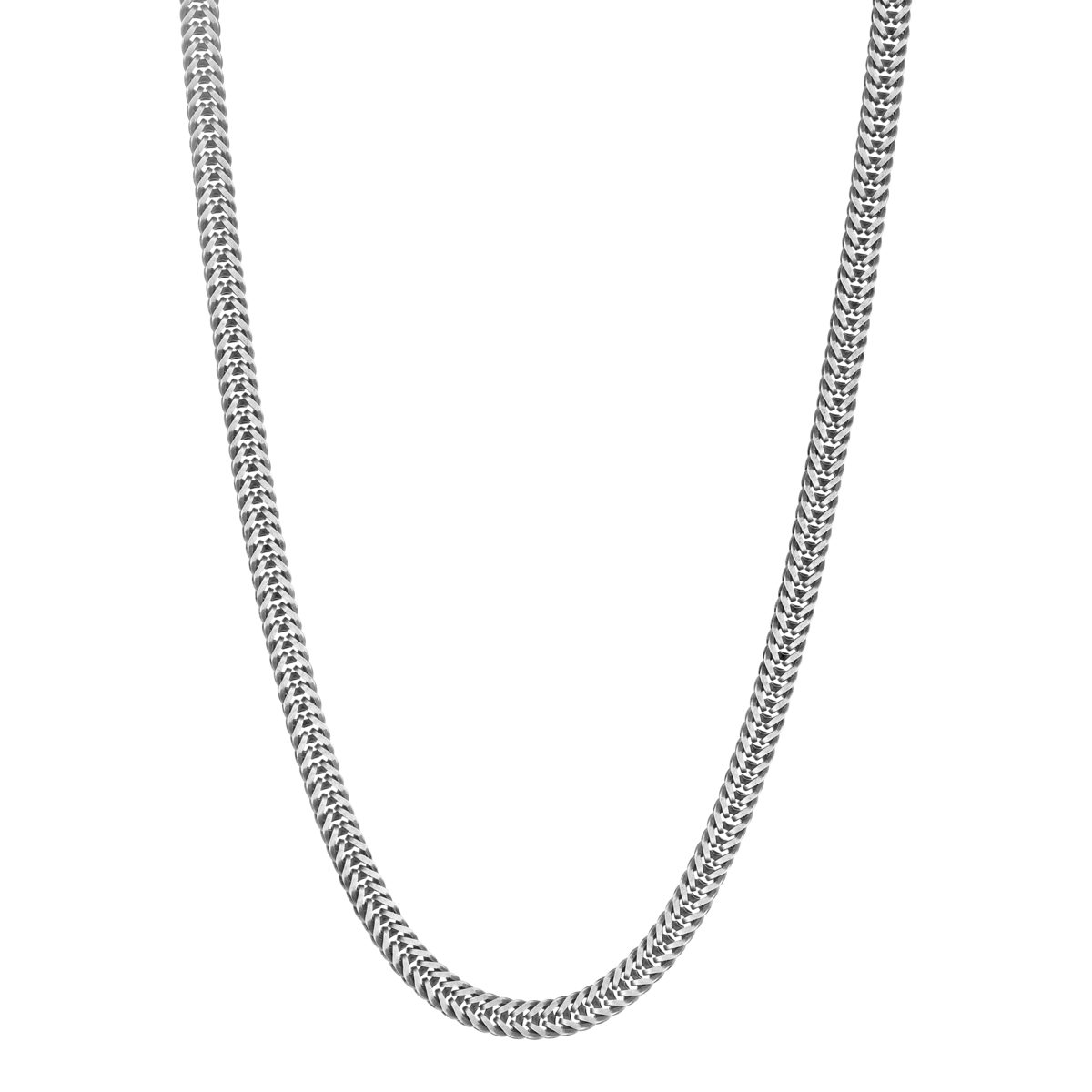 Collier argent 925 maille palmier 50cm