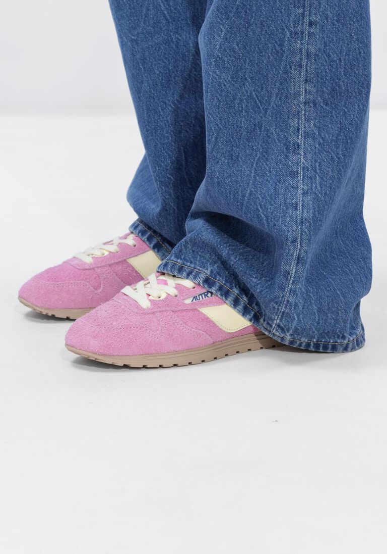 roze autry lage sneakers windspin low wom