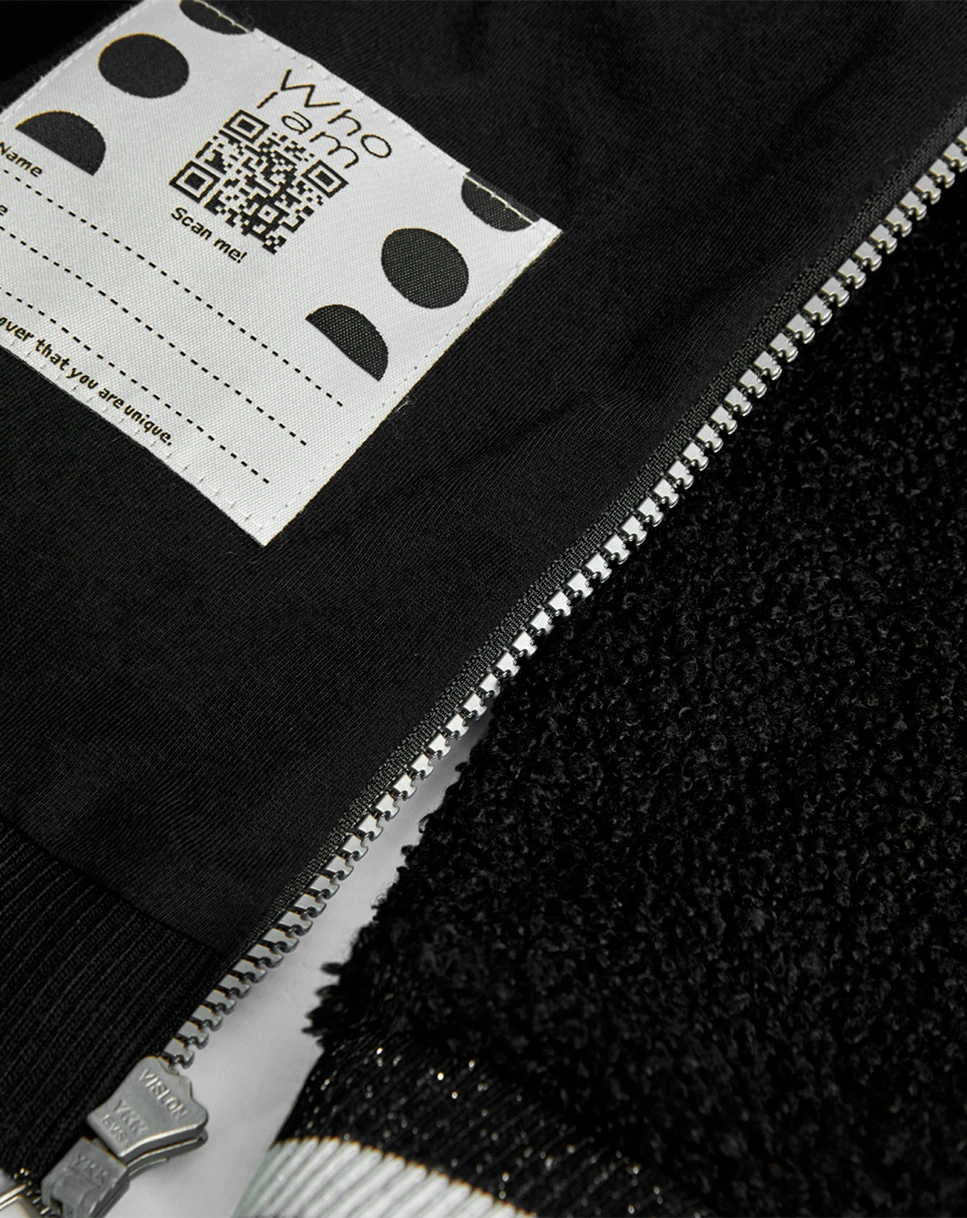 Plüschjacke BLACK BEAUTY in schwarz