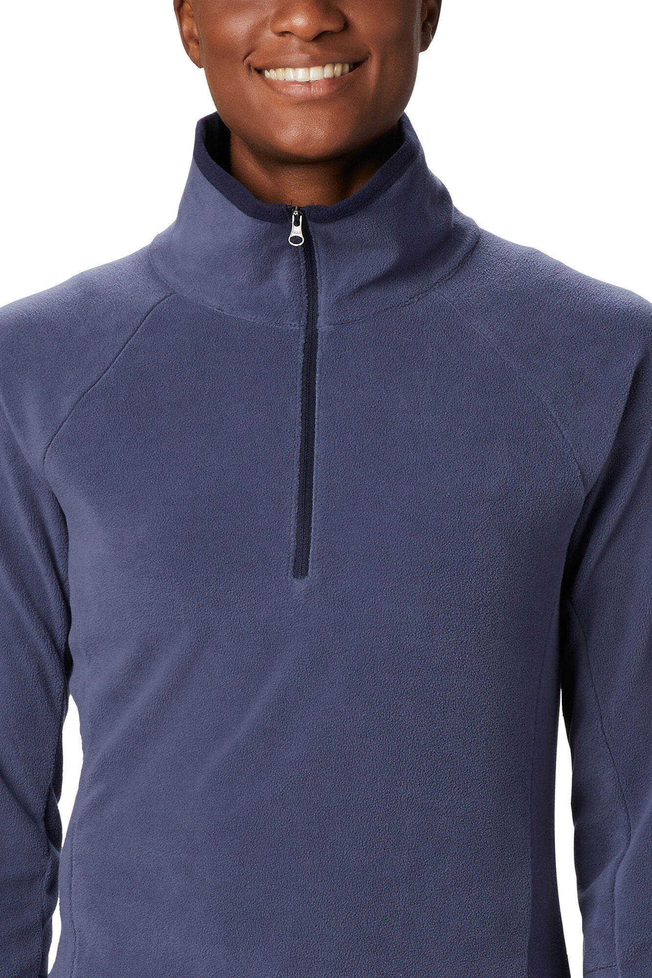 Casaco de lã polar Columbia Glacial™ IV com meio zíper para mulheres - Azul