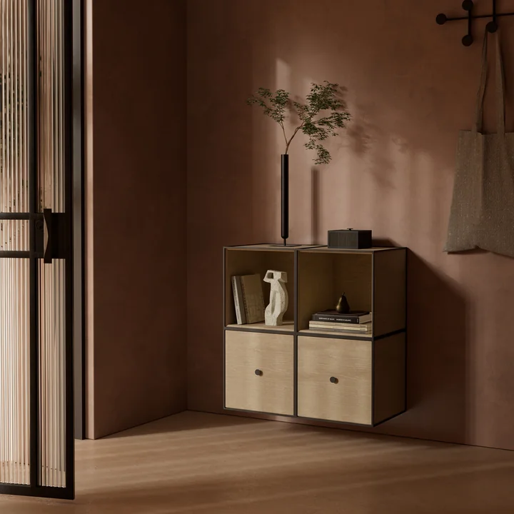Audo - Frame Wandschrank 35 i(nkl. 2 Türen), Eiche