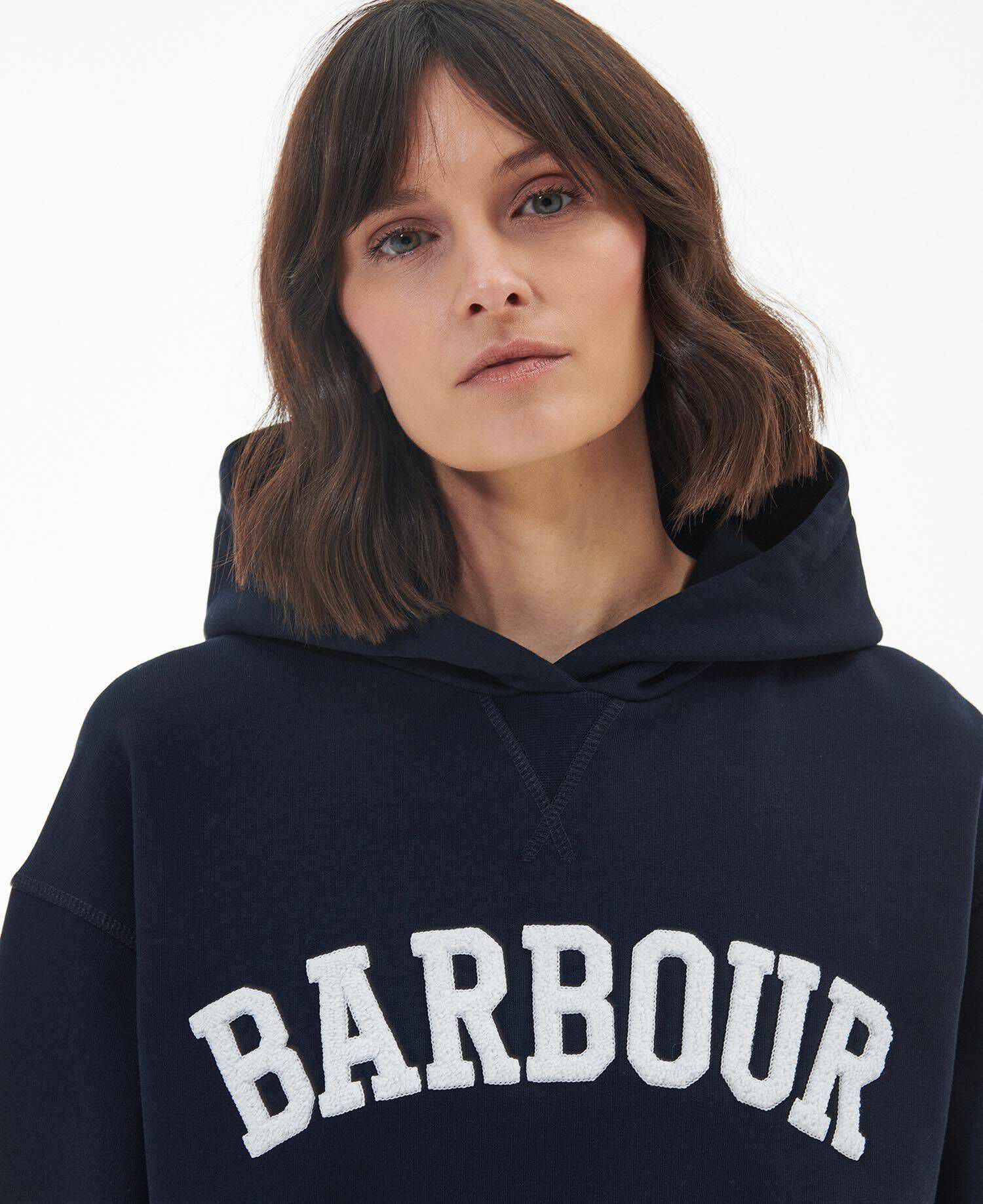 Barbour| Damen Hoodie NORTHUMBERLAND PATCH