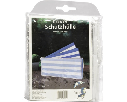 Beschermhoes voor kussens 125 x 32 x 50 cm
