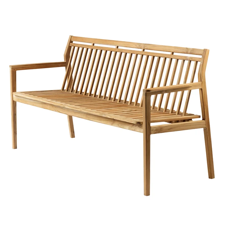FDB Møbler - M12 Gartenbank 64,5 x 119,7 cm, Teak