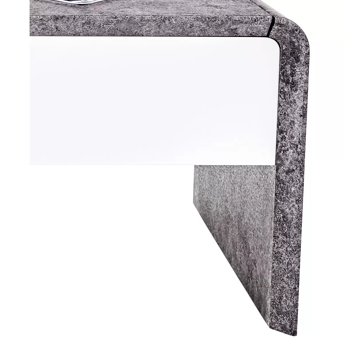 Salontisch Mailand weiss,Betonoptik