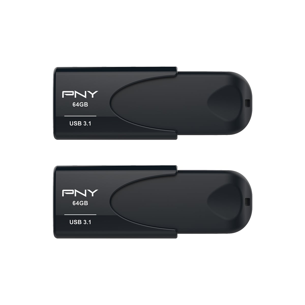 PNY Attache 4 USB 3.1 minnepenn 64 GB (2-pakning)