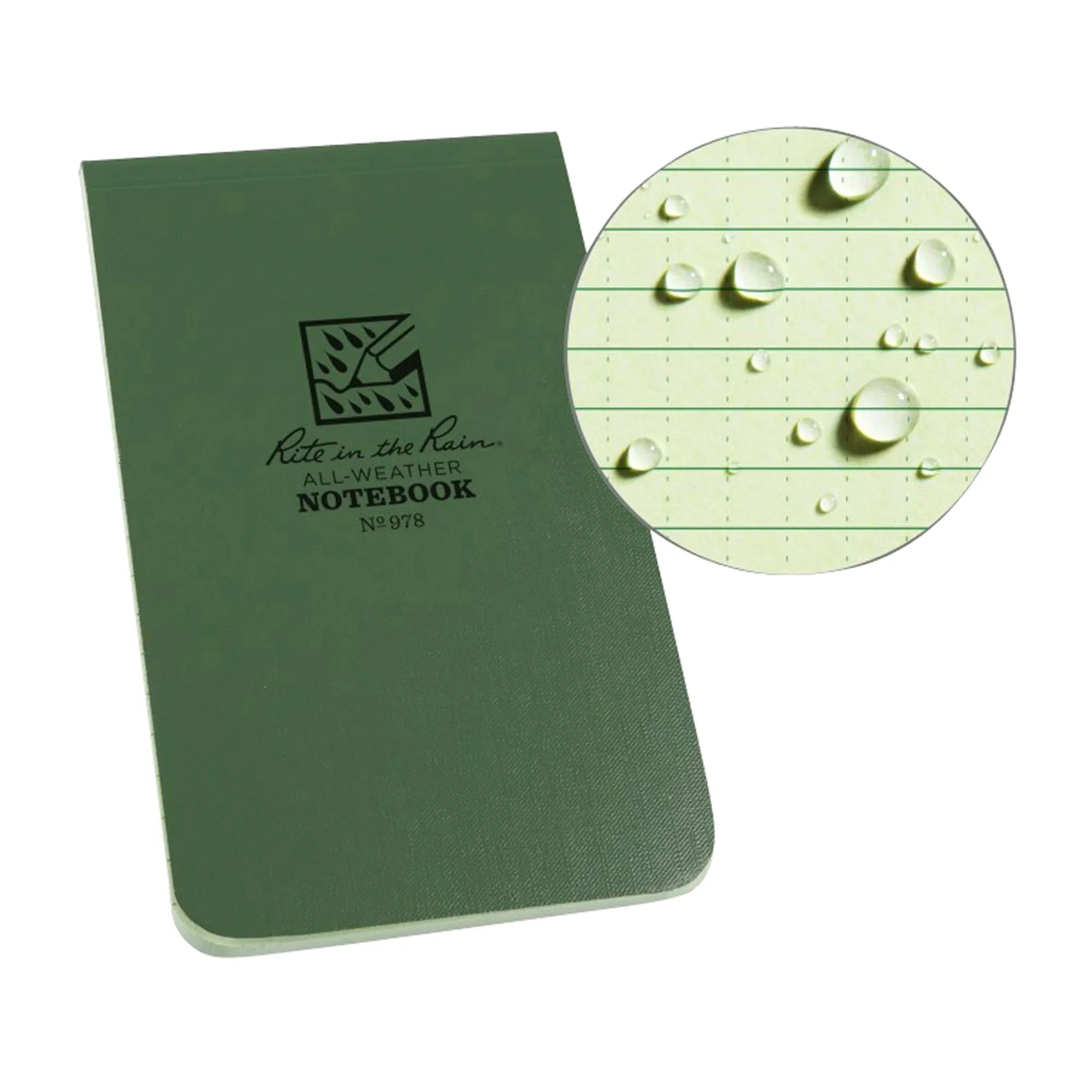 Rite in the Rain -  Rite in the Rain Memoblock grün Nr. 978