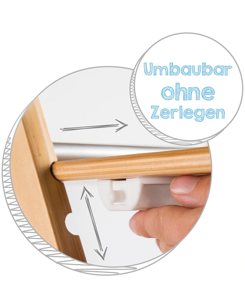 Treppenhochstuhl SIT UP CLICK & FUN (Farbe: taupe)