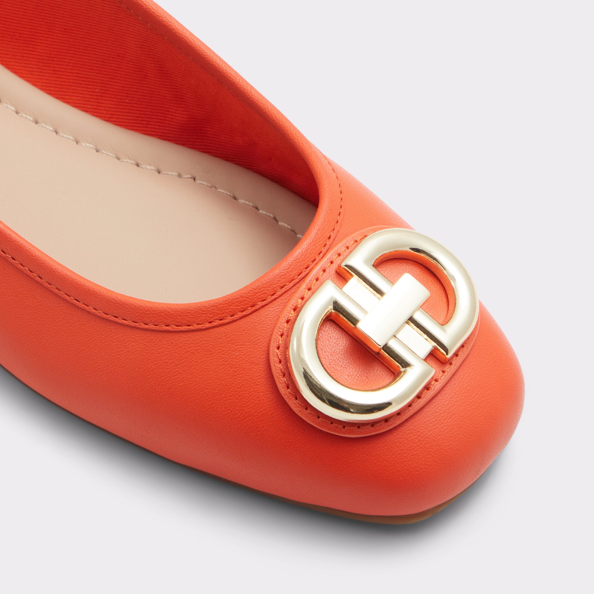 Courbe Bright Orange Women Ballerinas & Slip-Ons