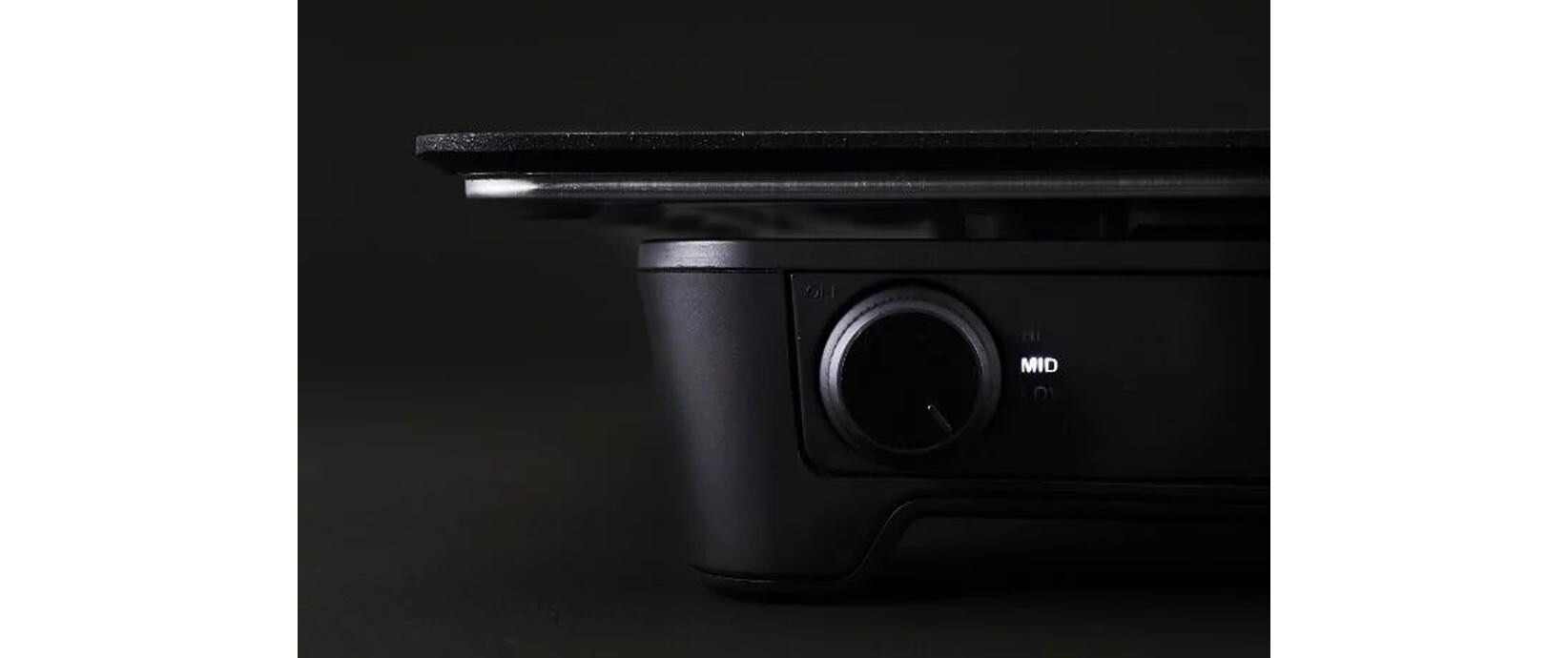 Tischgrill Magic Grill Schwarz<br>Elektrogrill im japanischen Design