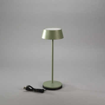 KonstSmide tafellamp Menton 2,9 W oplaadbare LED verlichting groen