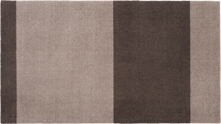 Tica Copenhagen Løber, 67x120 cm, stripes-horizon sand/brun Sand/brun